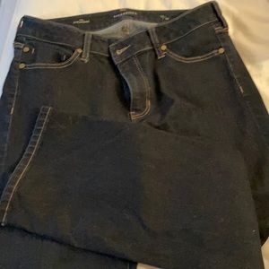 LIVERPOOL STRAIGHT JEAN DARK WASH SZ 10